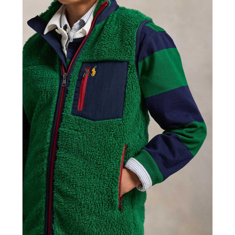 Polo Ralph Lauren Teddy Fleece Hybrid Vest image number 2